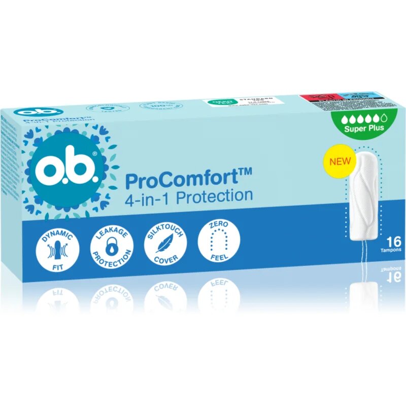 o.b. Pro Comfort Super Plus tampoane în caz de menstruație puternică 16 buc