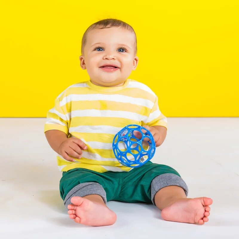 Oball Rattle jucărie zornăitoare Blue 0m+ 1 buc