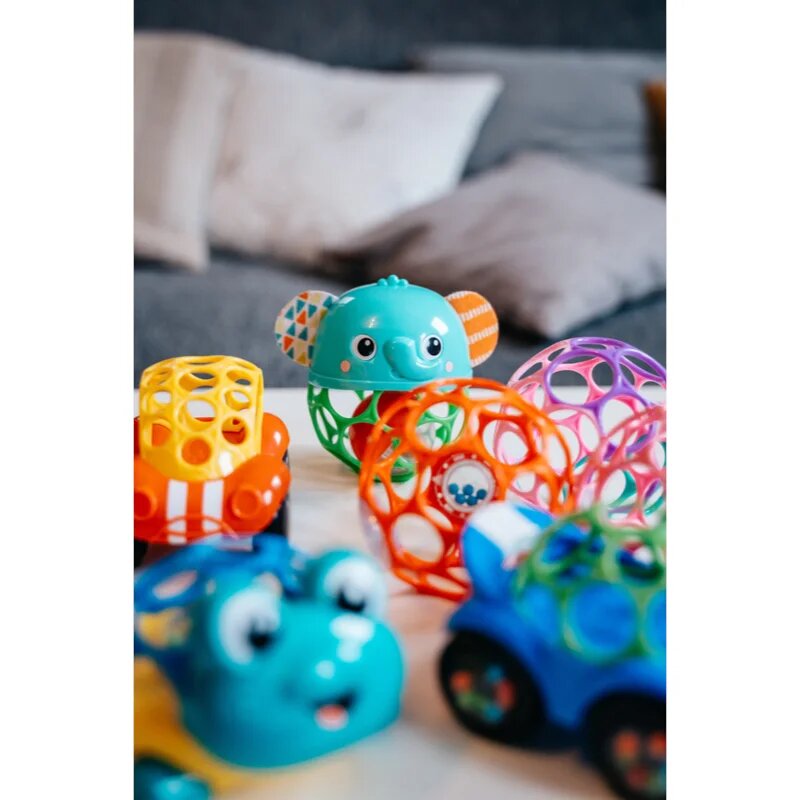 Oball Rattle jucărie zornăitoare Blue 0m+ 1 buc
