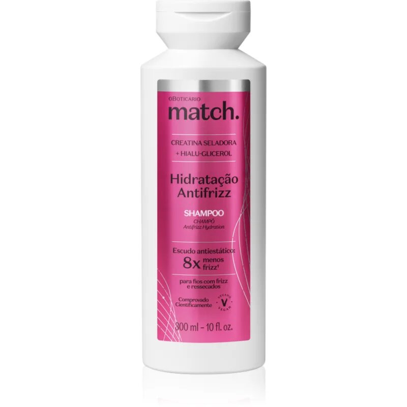 Match. Anti-Frizz sampon hidratant anti-electrizare 300 ml