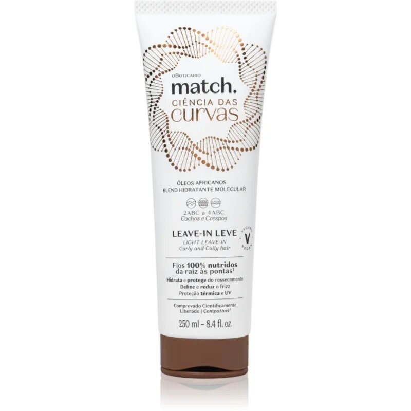 Match. Science of Curves crema de par 250 ml