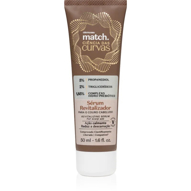 Match. Science of Curves ser revitalizant pentru scalp 50 ml