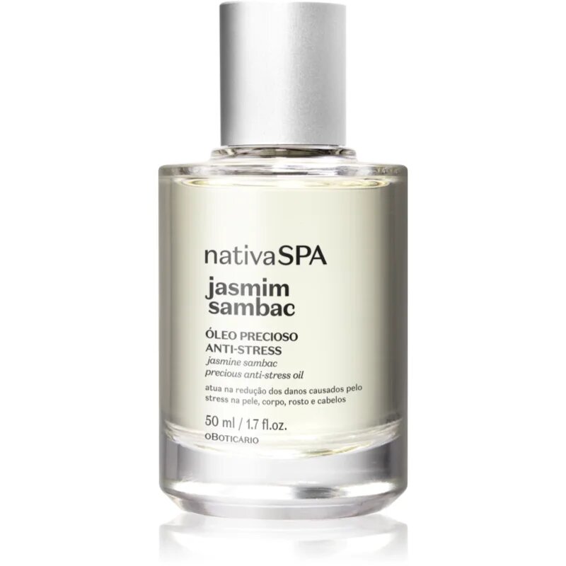 oBoticário Nativa SPA Jasmim Sambac ulei multifuncțional pentru față corp și păr 50 ml