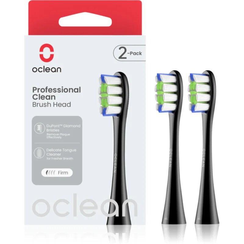 Oclean Professional Clean P1C5 B02 capete de schimb Black 2 buc