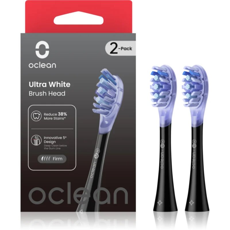 Oclean Ultra White UW02 capete de schimb Black 2 buc