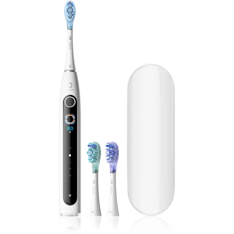 Oclean X Pro 20 Set periuta de dinti cu ultrasunete + 2 capete de schimb cu trusă de călătorie White