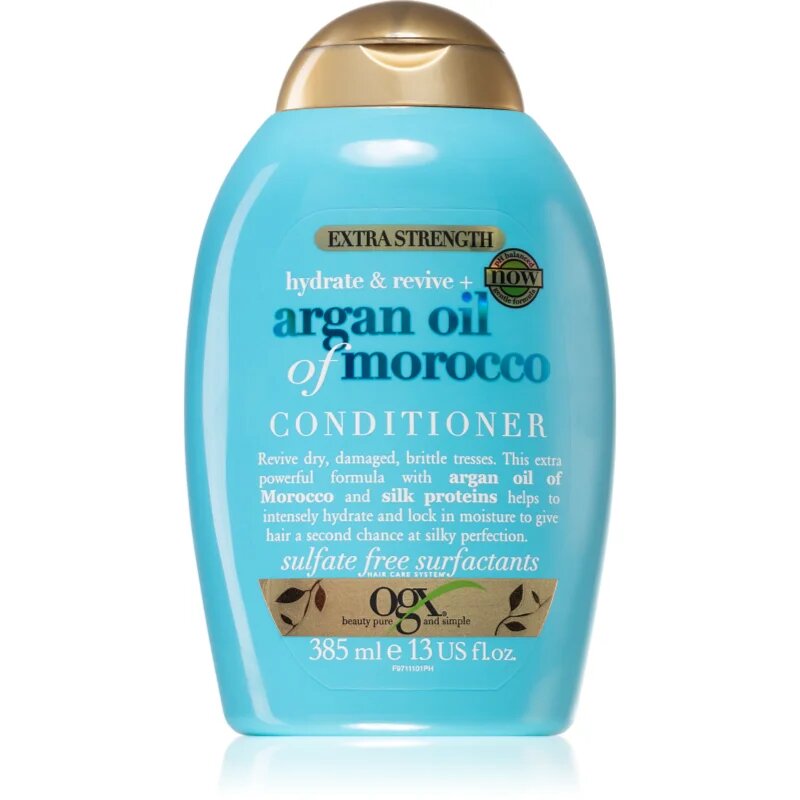 Argan Oil Of Morocco Extra Strenght balsam pentru regenerare pentru par deteriorat 385 ml