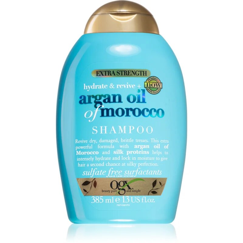 Argan Oil Of Morocco Extra Strenght sampon reparator pentru par fragil foarte deteriorat 385 ml