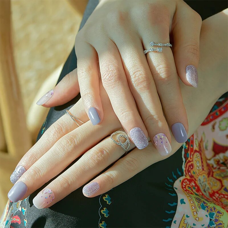 OHORA Gel Nail Sticker N Afterglow folii autocolante pentru unghii culoare ND-196 30 buc