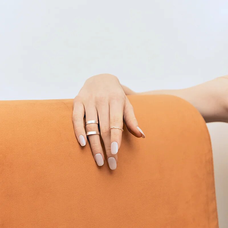 OHORA Gel Nail Sticker N Cream Light folii autocolante pentru unghii culoare NB-089 1 buc