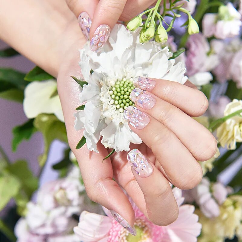 OHORA Gel Nail Sticker N Petal Rain folii autocolante pentru unghii culoare ND-351 1 buc