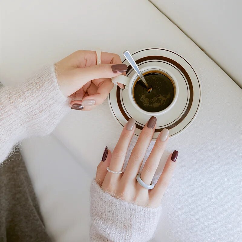 OHORA Gel Nail Sticker N Roasting folii autocolante pentru unghii culoare ND-312 1 buc