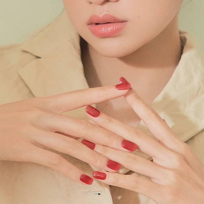 OHORA Gel Nail Sticker N Tint Brick folii autocolante pentru unghii culoare NB-067 1 buc