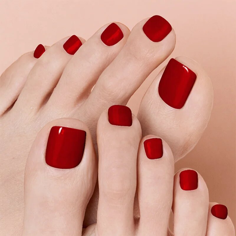 OHORA Gel Nail Sticker P Basic Pedicure folii autocolante pentru unghii pentru picioare culoare PBS-004 30 buc