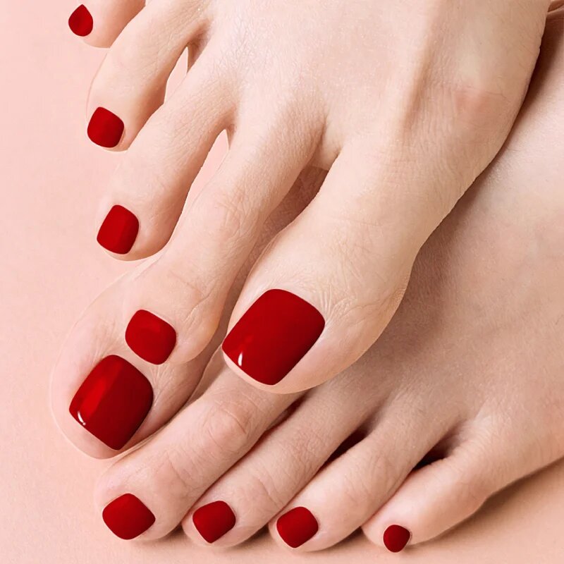 OHORA Gel Nail Sticker P Basic Pedicure folii autocolante pentru unghii pentru picioare culoare PBS-004 30 buc