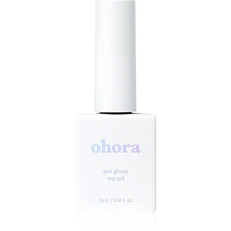OHORA Pro Glossy Top Gel lac de acoperire pentru o stralucire puternica 10 ml