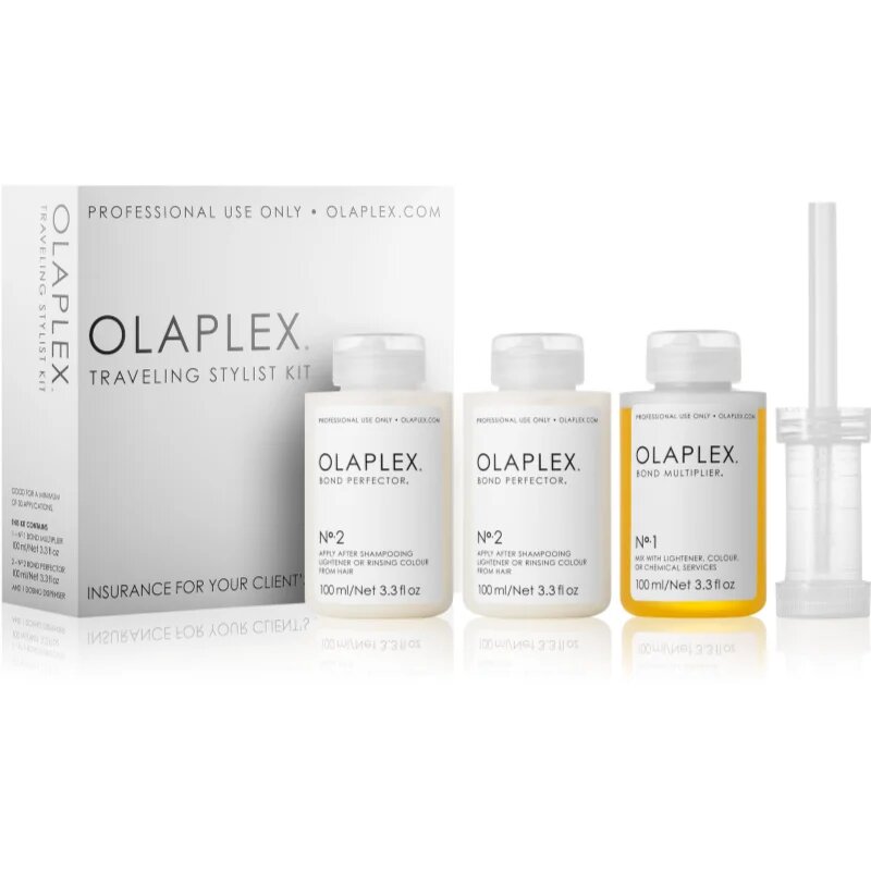 Olaplex Traveling Stylist Kit Seturi pentru voiaj pentru părul decolorat vopsit și tratat chimic pentru femei