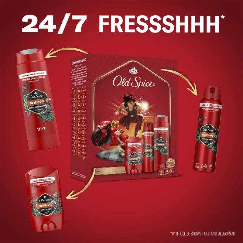 Old Spice Bearglove Anime set cadou pentru barbati
