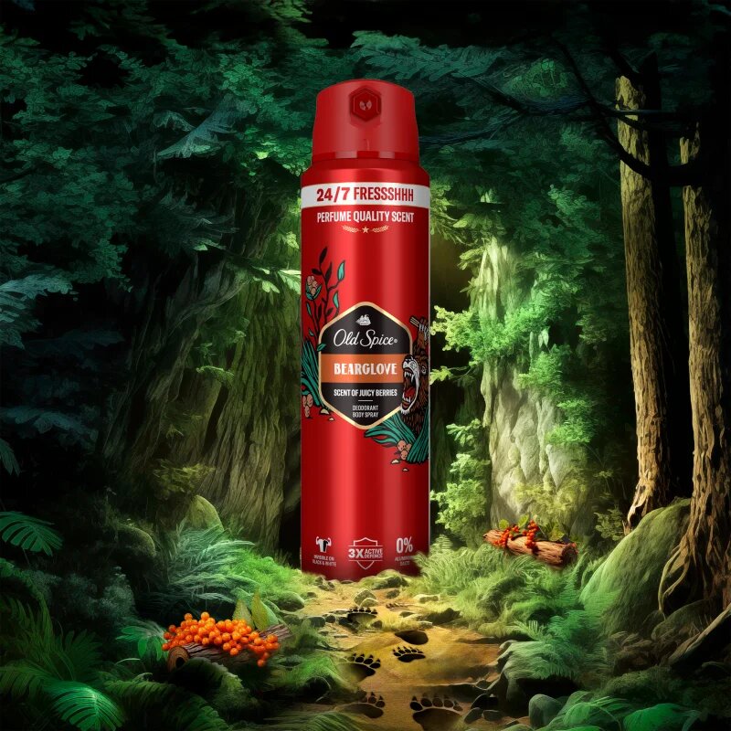 Old Spice Bearglove deodorant spray revigorant 200 ml