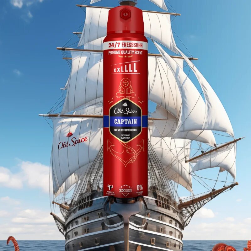 Old Spice Captain deodorant spray 250 ml