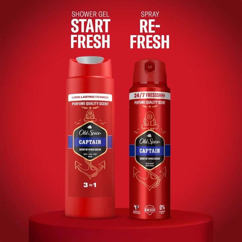 Old Spice Captain Outdoor Explorer set cadou