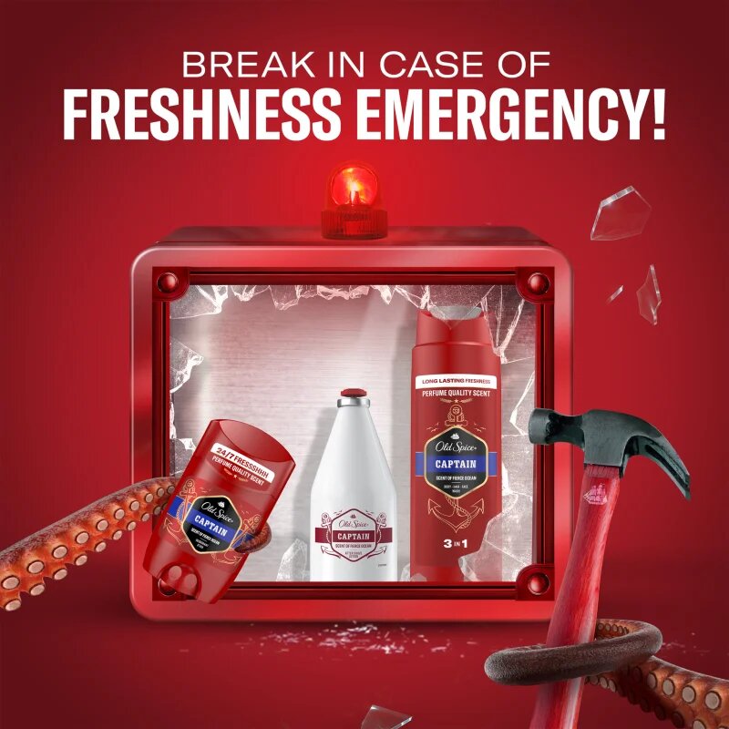 Old Spice Captain Tin Box set cadou pentru barbati