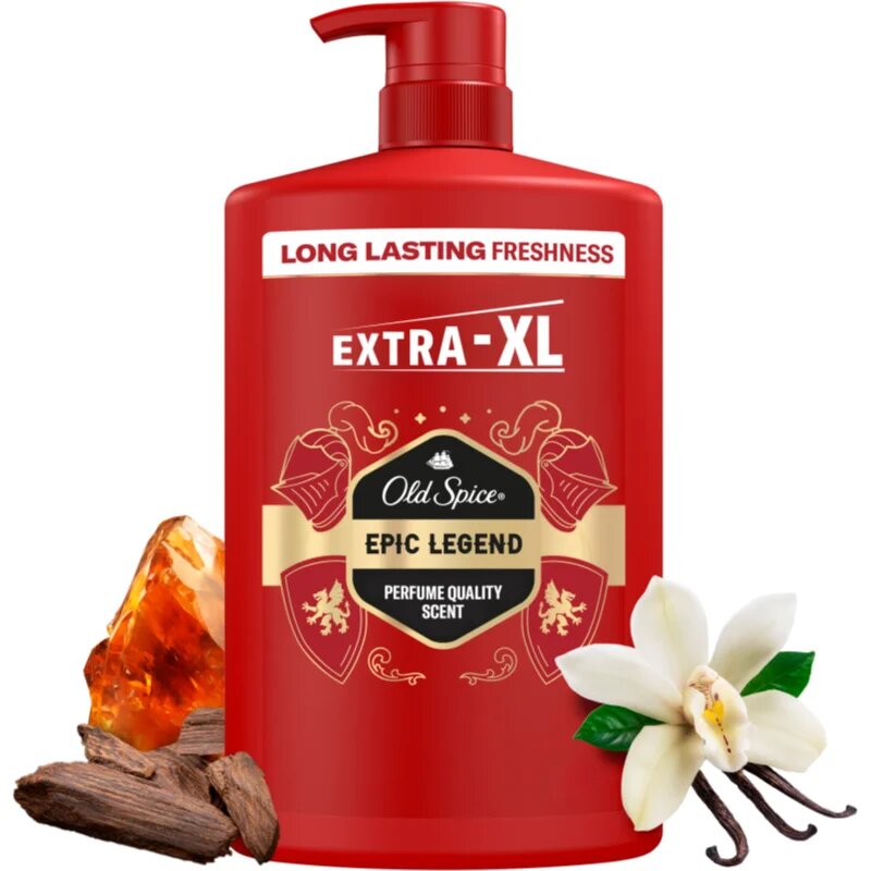 Old Spice Epic Legend gel de dus pentru față corp și păr 1000 ml
