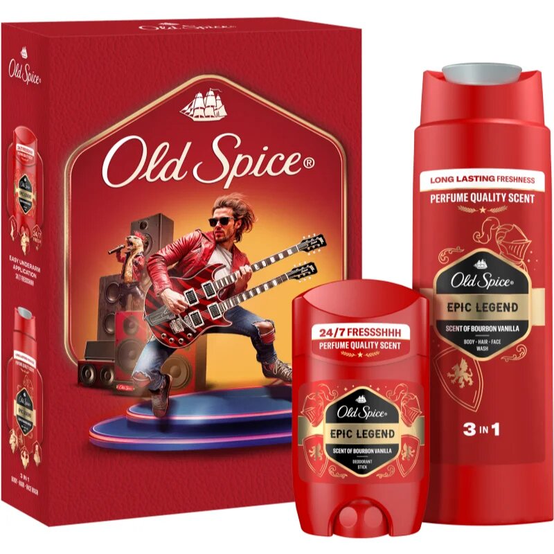 Old Spice Epic Legend Rockstar set cadou