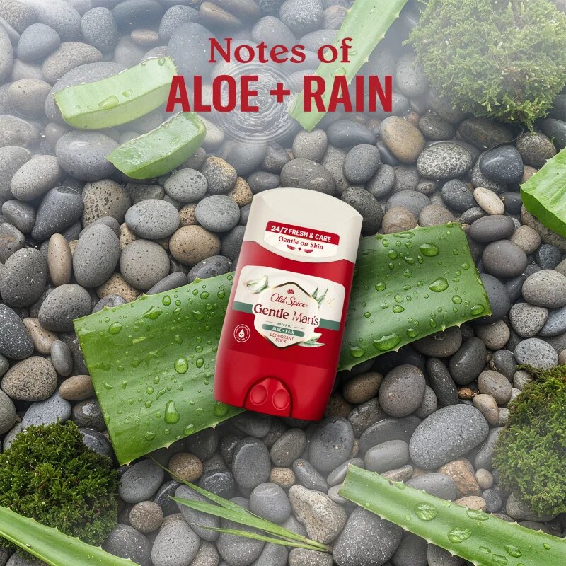 Old Spice Gentle Man's Aloe & Rain deodorant fără conținut săruri de aluminiu 50 ml