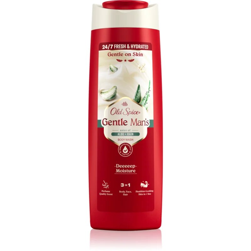 Old Spice Gentle Man's Aloe & Rain gel de duș 3 in 1 400 ml