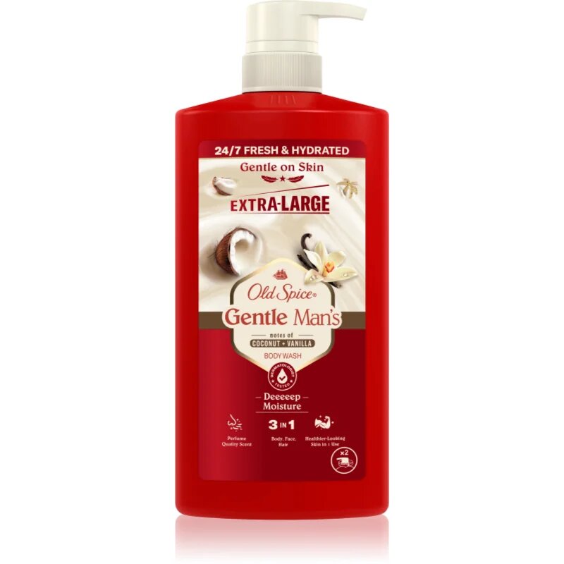 Old Spice Gentle Man's Coconut & Vanilla gel de duș 3 in 1 800 ml