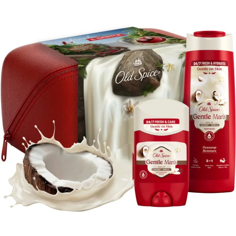 Old Spice Gentle Man's Coconut & Vanilla set cadou