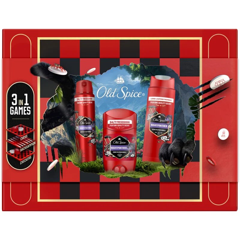 Old Spice Nightpanther Gamebox set cadou