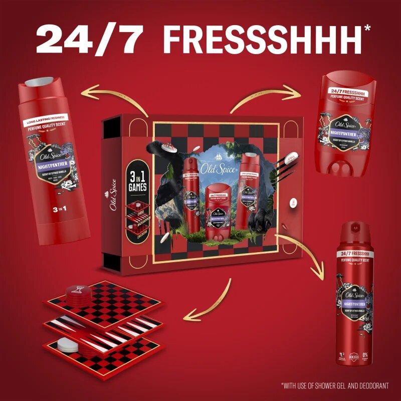 Old Spice Nightpanther Gamebox set cadou pentru barbati