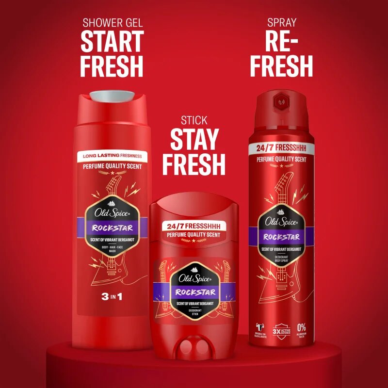 Old Spice RockStar For the Music Legend set cadou