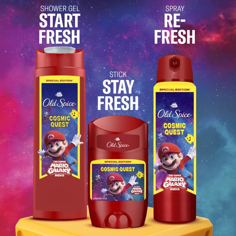 Old Spice Super Mario Galaxy Movie Gift Set set cadou