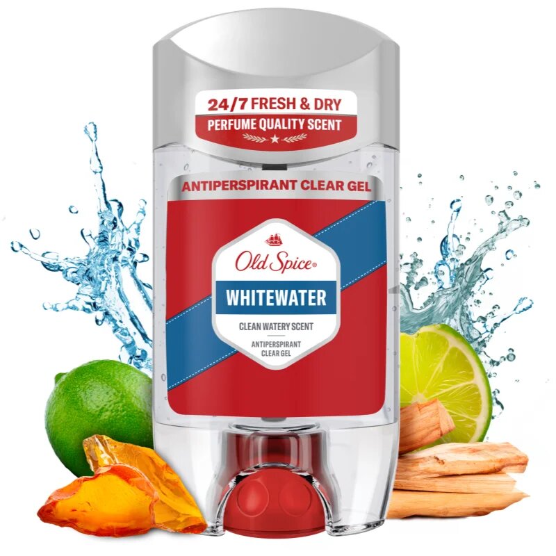 Old Spice Whitewater Antiperspirant Clear Gel gel antiperspirant 70 ml