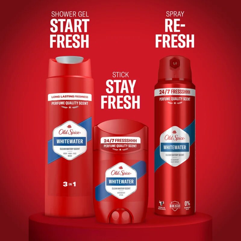 Old Spice Whitewater Ironman set cadou