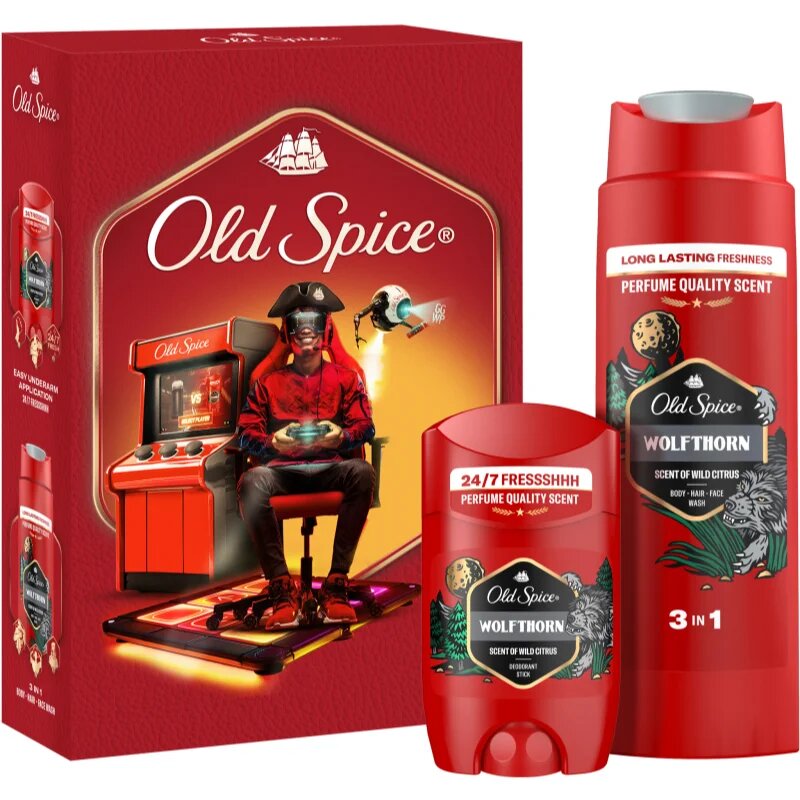 Old Spice Wolfthorn Gamer set cadou