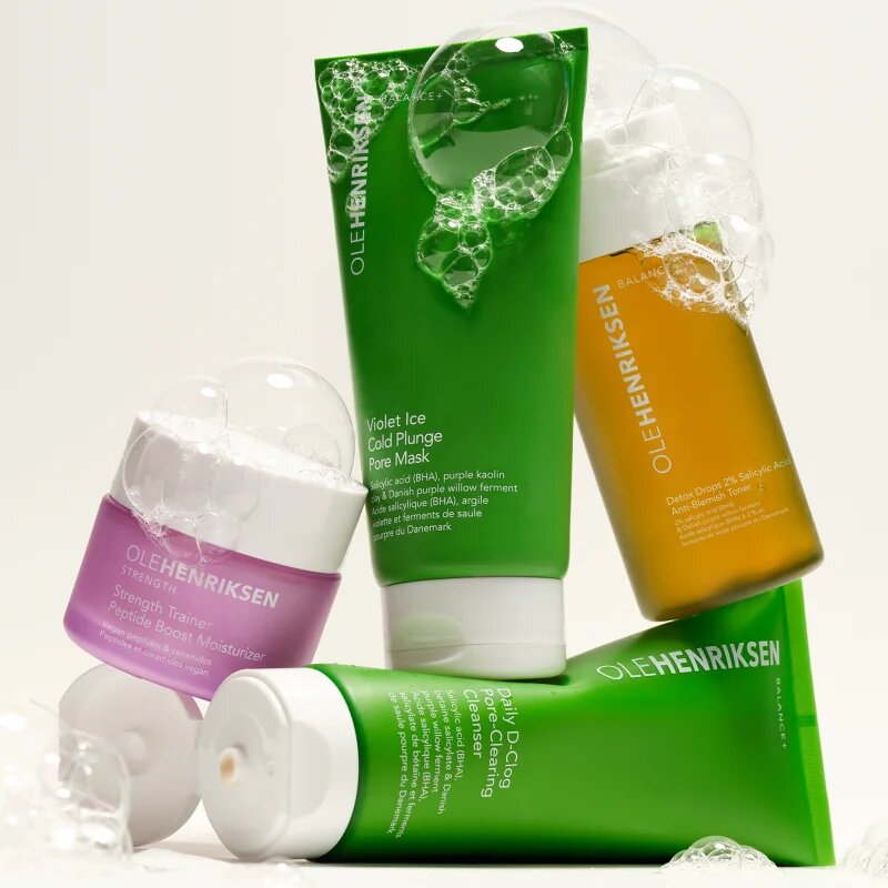 OLEHENRIKSEN Balance+ Daily D-Clog Pore-Clearing Cleanser gel de curățare cu acid salicilic 60 ml