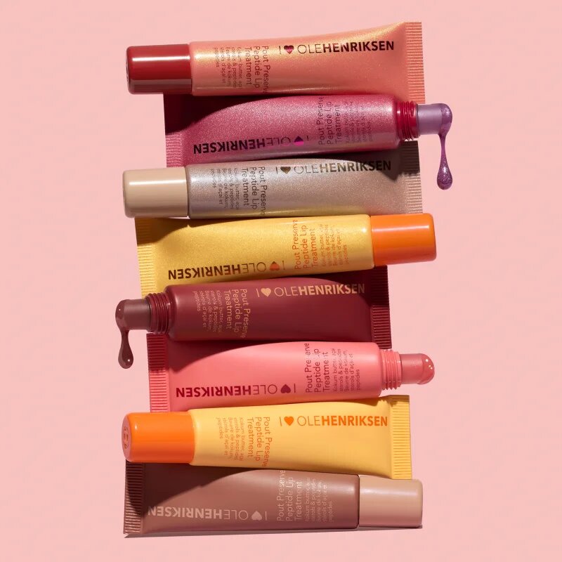 OLEHENRIKSEN Pout Preserve Peptide Lip Treatment lip gloss hidratant culoare Strawberry Sorbet Glimmer 12 ml