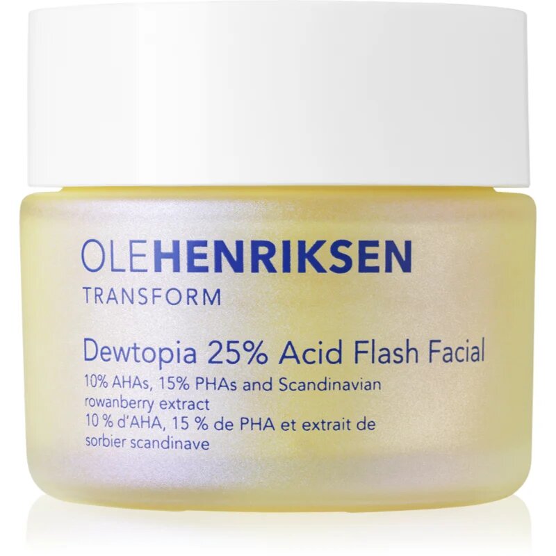 OLEHENRIKSEN Transform Dewtopia 25% Acid Flash Facial masca pentru exfoliere 50 ml