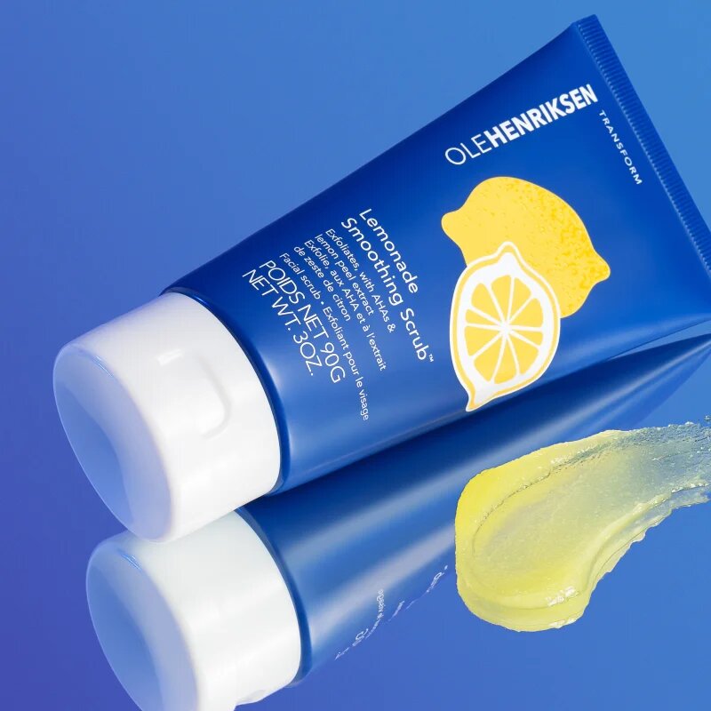 OLEHENRIKSEN Transform Lemonade Smoothing Srub exfoliant facial pentru netezirea pielii cu efect de exfoliere 90 g