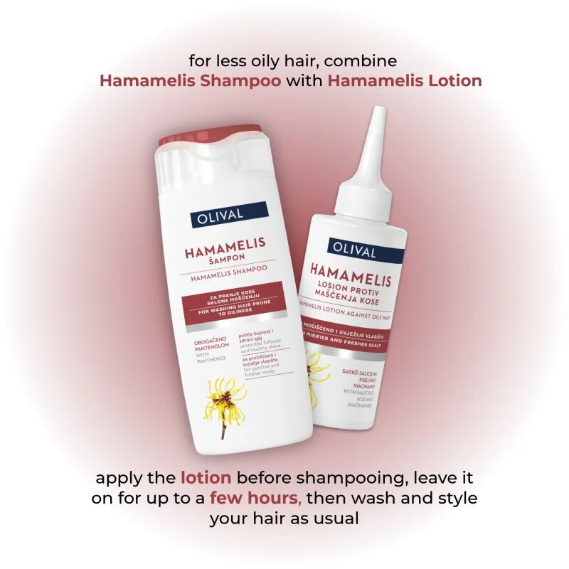 Olival Hamamelis șampon pentru scalp gras 250 ml
