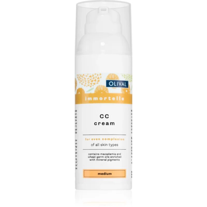 Olival Immortelle crema CC hidratanta culoare Medium 50 ml