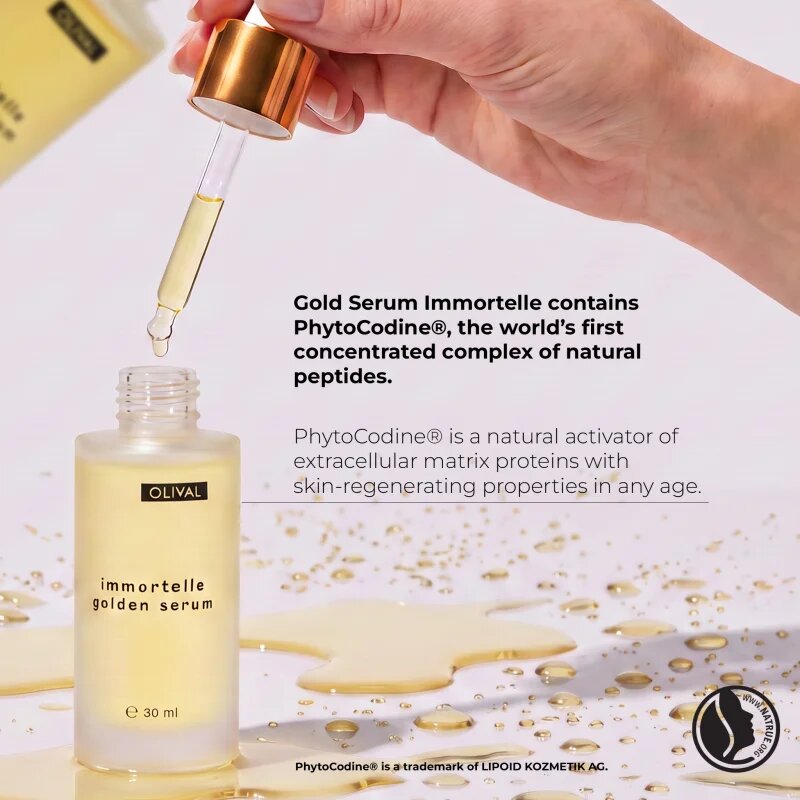 Olival Immortelle Golden Serum ser revitalizant împotriva îmbătrânirii pielii 30 ml