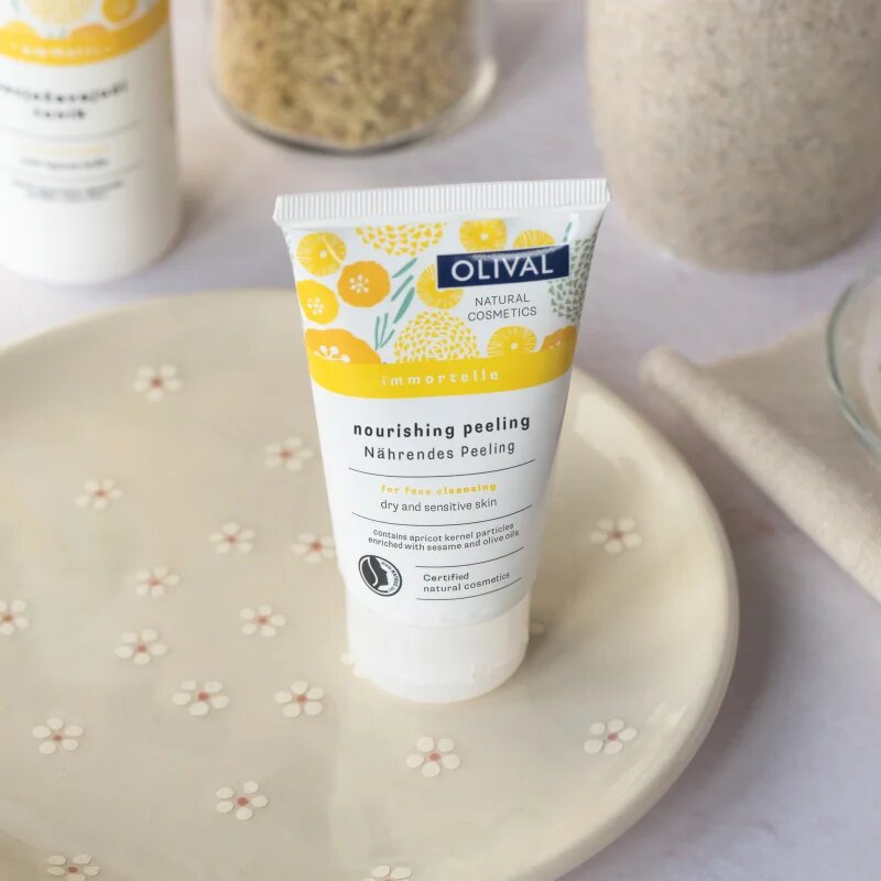Olival Immortelle Nourishing Peeling peeling delicat pentru piele uscata si sensibila 75 ml