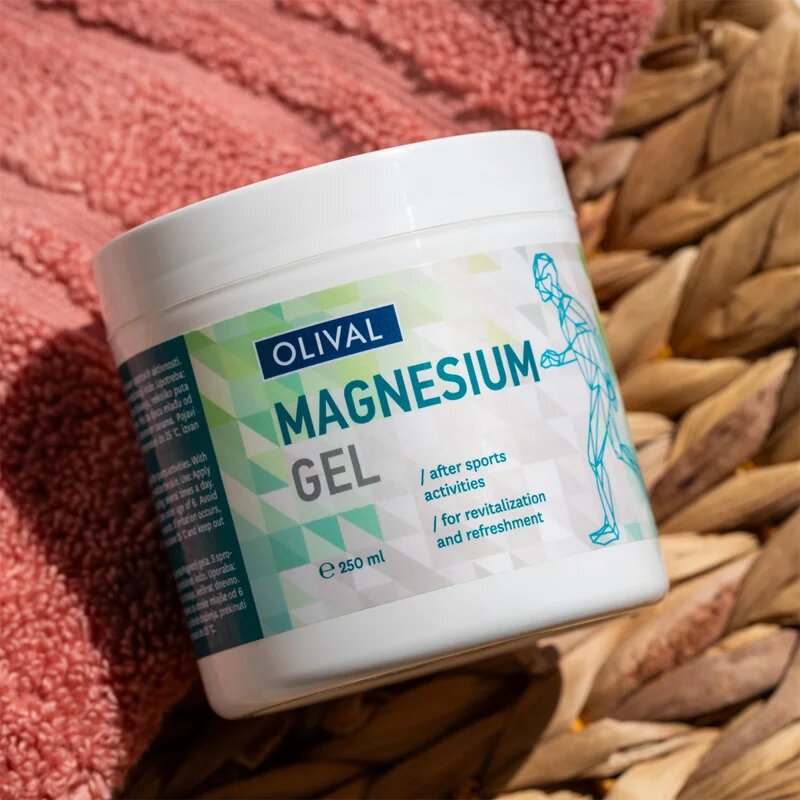 Olival Magnesium gel pentru masaj cu efect rece 250 ml