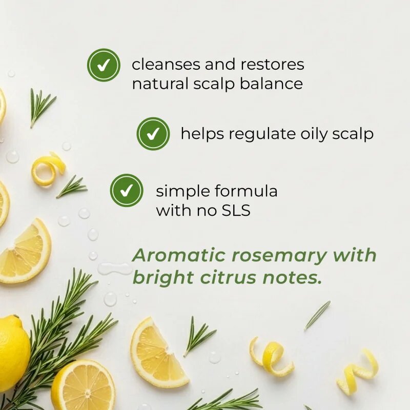 Olival Micellar Rosemary and Lemon șampon micelar pentru par gras 250 ml