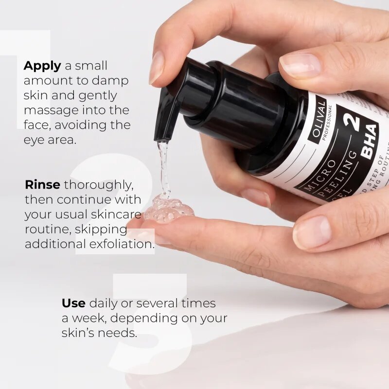 Olival Professional Micropeeling BHA gel exfoliant de curatare 150 ml